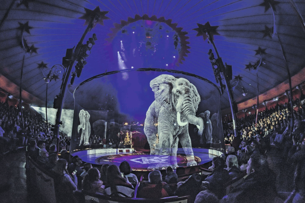 numérique et hologrammes dans l'évènementiel